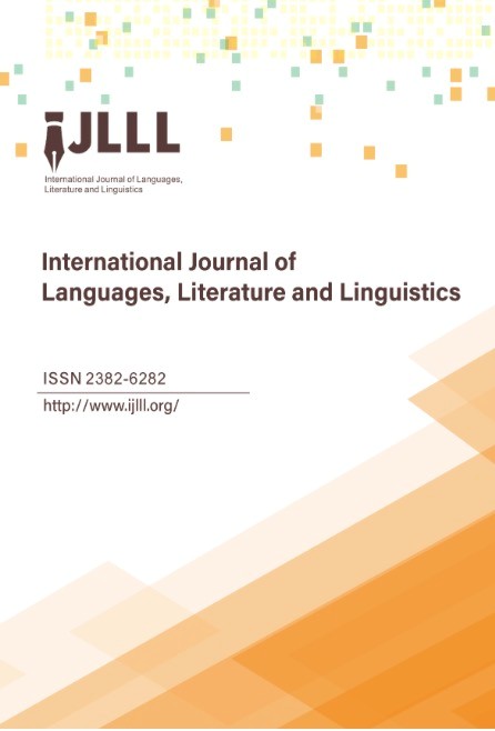 International Journal of Languages, Literature and Linguistics